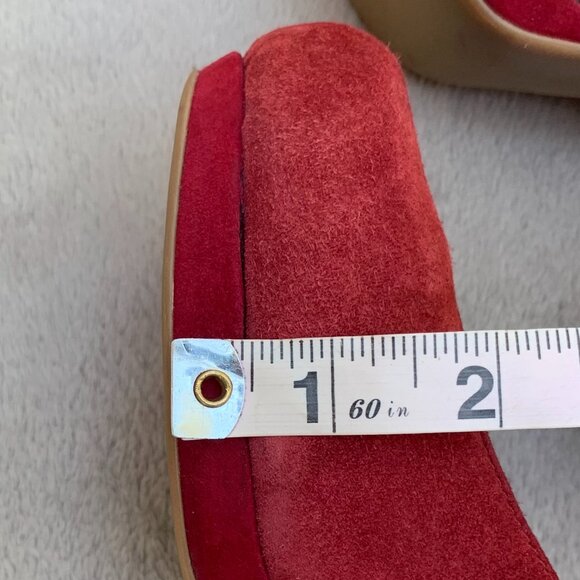 Jeffrey Campbell Vintage Aurora Suede Heels Sz 7.5 - Picture 15 of 16